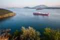 Red ferryboat