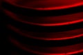 red fiery spiral in the dark closeup Royalty Free Stock Photo