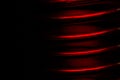 red fiery spiral in the dark closeup Royalty Free Stock Photo