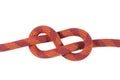 Red figure eight knot