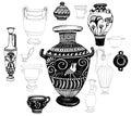 Red figure Greek vases