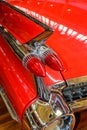 Red Fin of the legendary Cadillac Coupe de Ville