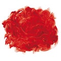 Red fingerpaint Royalty Free Stock Photo