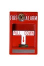 Red Fire Alarm Royalty Free Stock Photo