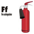 Red fire extinguishe Royalty Free Stock Photo