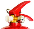 Red fire extinguisher Royalty Free Stock Photo