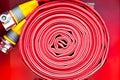 Red Fire Hose coil