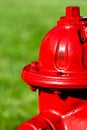 A red fire hydrant Royalty Free Stock Photo