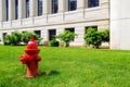 Red Fire Hydrant Royalty Free Stock Photo