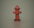 Red Fire Hydrant Front 3D Render Royalty Free Stock Photo
