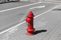 Red Fire Hydrant Royalty Free Stock Photo
