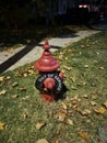 Red Fire Hydrant Out Of Service Sign From The City Royalty Free Stock Photo