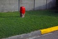 Red fire hydrant Royalty Free Stock Photo