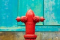 RED FIRE HYDRANT