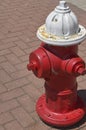Red fire hydrant Royalty Free Stock Photo