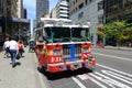 Red Fire Truck in New York City