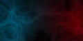 Red fire versus blue ice dynamic abstract background with star texture