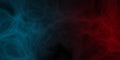 Red fire versus blue ice dynamic abstract background with star texture