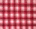 Red firebrick gingham pattern fabric texture background