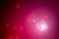 Red fireworks abstract background Royalty Free Stock Photo