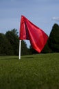 Red flag Royalty Free Stock Photo