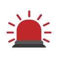 red flashing alarm Royalty Free Stock Photo