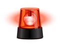 Red flashing light Royalty Free Stock Photo