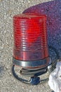 Red flashing light Royalty Free Stock Photo