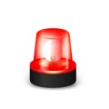 Red flashing siren Royalty Free Stock Photo