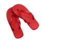 Red Flip Flops