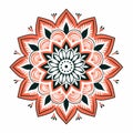 Colorful Mandala Vector With Bold Tattoo Motifs And Ceramic Illustration