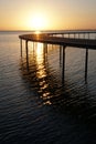 A infinite bridge in Aarhus, Denmark Royalty Free Stock Photo