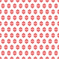 Red Flowers Picnic Towel Seamless Texture