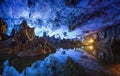 Red Flute Cave, Guilin, China Royalty Free Stock Photo