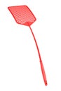Red Fly Swatter, 3D rendering Royalty Free Stock Photo
