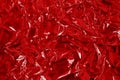 Red foil leaf shiny texture, abstract wrapping paper for background and design art work