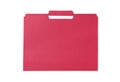 Red Folder Royalty Free Stock Photo