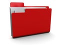 Red folder Royalty Free Stock Photo