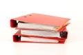 Red folder Royalty Free Stock Photo