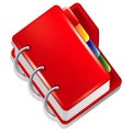 Red folder icon Royalty Free Stock Photo