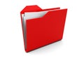 Red folder icon Royalty Free Stock Photo