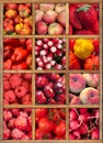 Red food collection Royalty Free Stock Photo