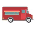 Red Food truck