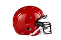 Red Football Helmet Side View Royalty Free Stock Photo