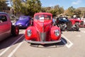 Red 1940 Ford Deluxe Opera Coupe Royalty Free Stock Photo