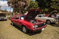 Red 1979 Ford Mustang at the 10th Annual Classic Car and Craft Show