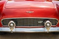 Red 1956 Ford Thunderbird Convertible Classic Car Royalty Free Stock Photo