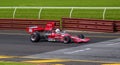 Red Formula 5000 car