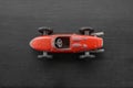 Red Formula One Vintage and Retro Miniature Car Royalty Free Stock Photo