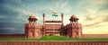 Red Fort delhi india Royalty Free Stock Photo